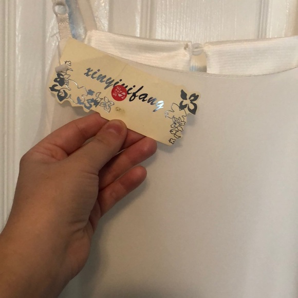 White Long-Sleeved Mini Dress 🎀NWT🎀 - Picture 4 of 5